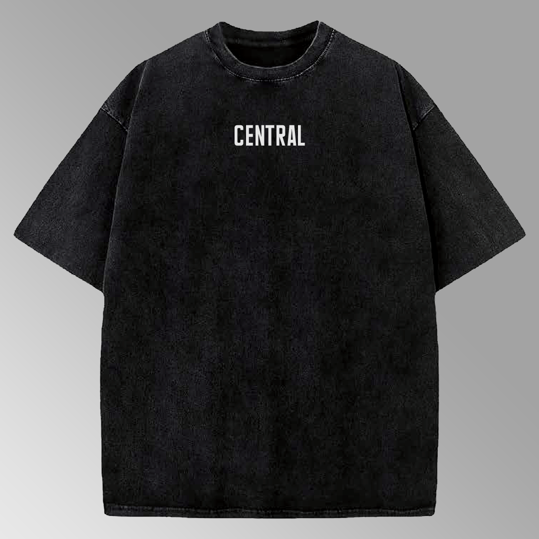 Central Cee / Acid Wash Oversized Tee