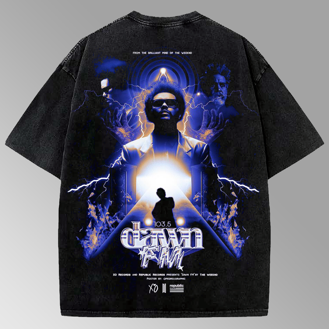 Dawn / Acid Wash Oversized Tee