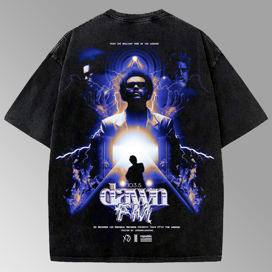 Dawn / Acid Wash Oversized Tee