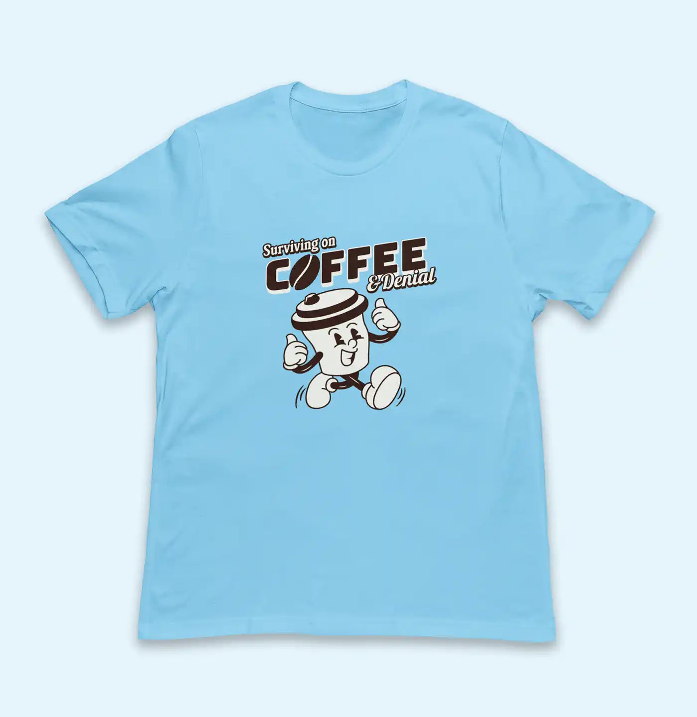 Coffee & Denial / Regular Fit - Faultline Apparel