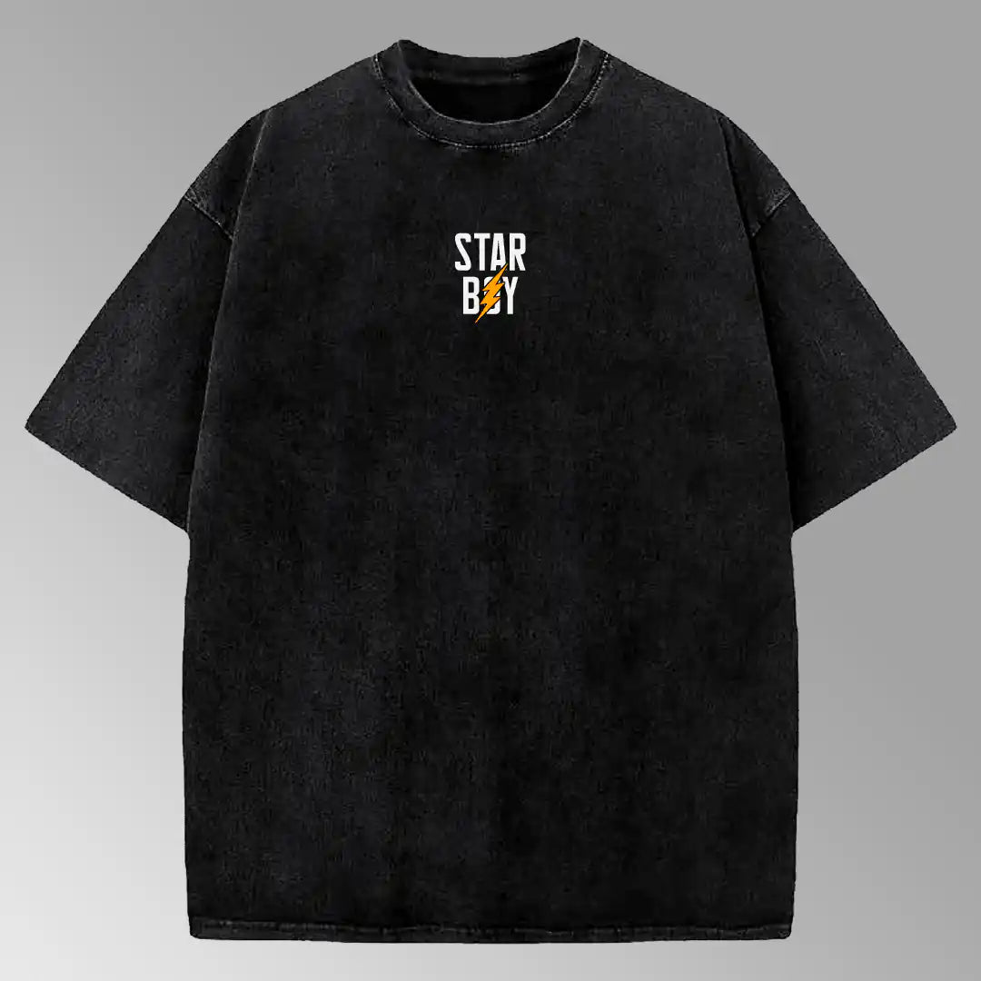 Dawn / Acid Wash Oversized Tee - Faultline Apparel