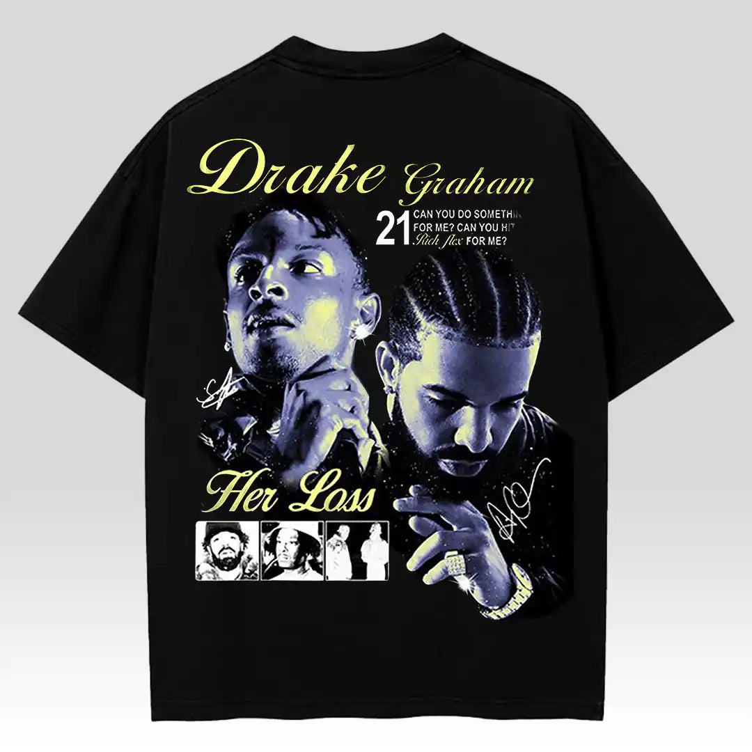 Drake / Oversized Tee - Faultline Apparel