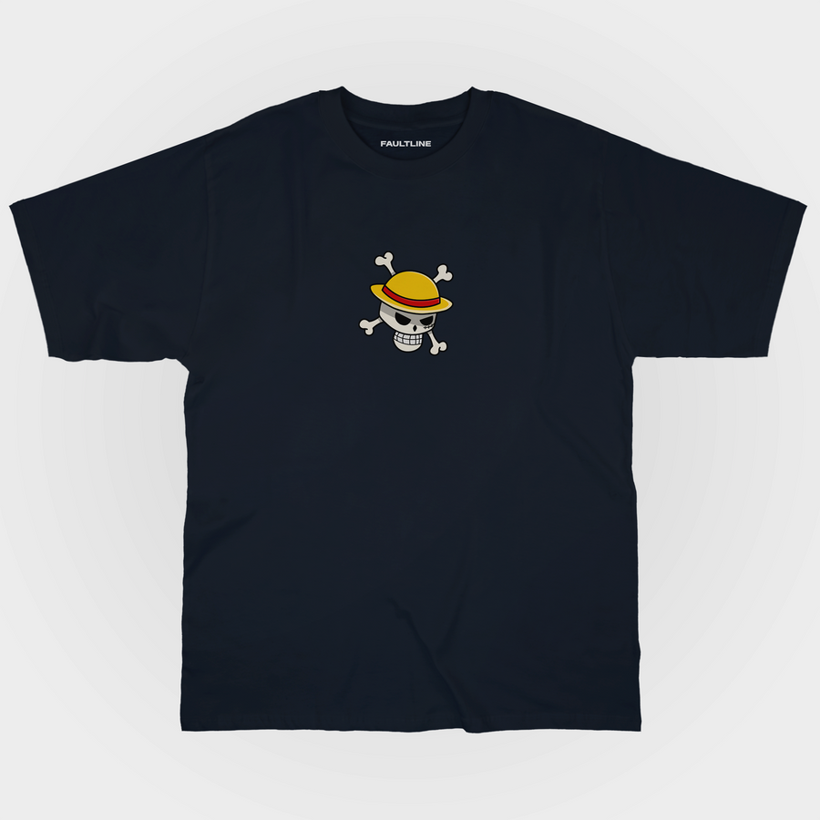 Straw-Hat Jolly Roger  - One Piece / Oversized Fit