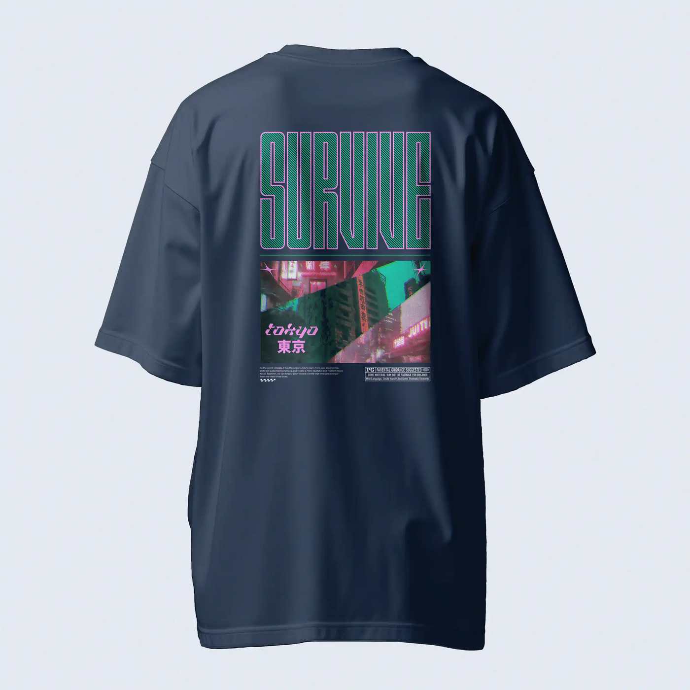 Survive Tokyo - GravityThread™ Oversized Fit - Faultline Apparel