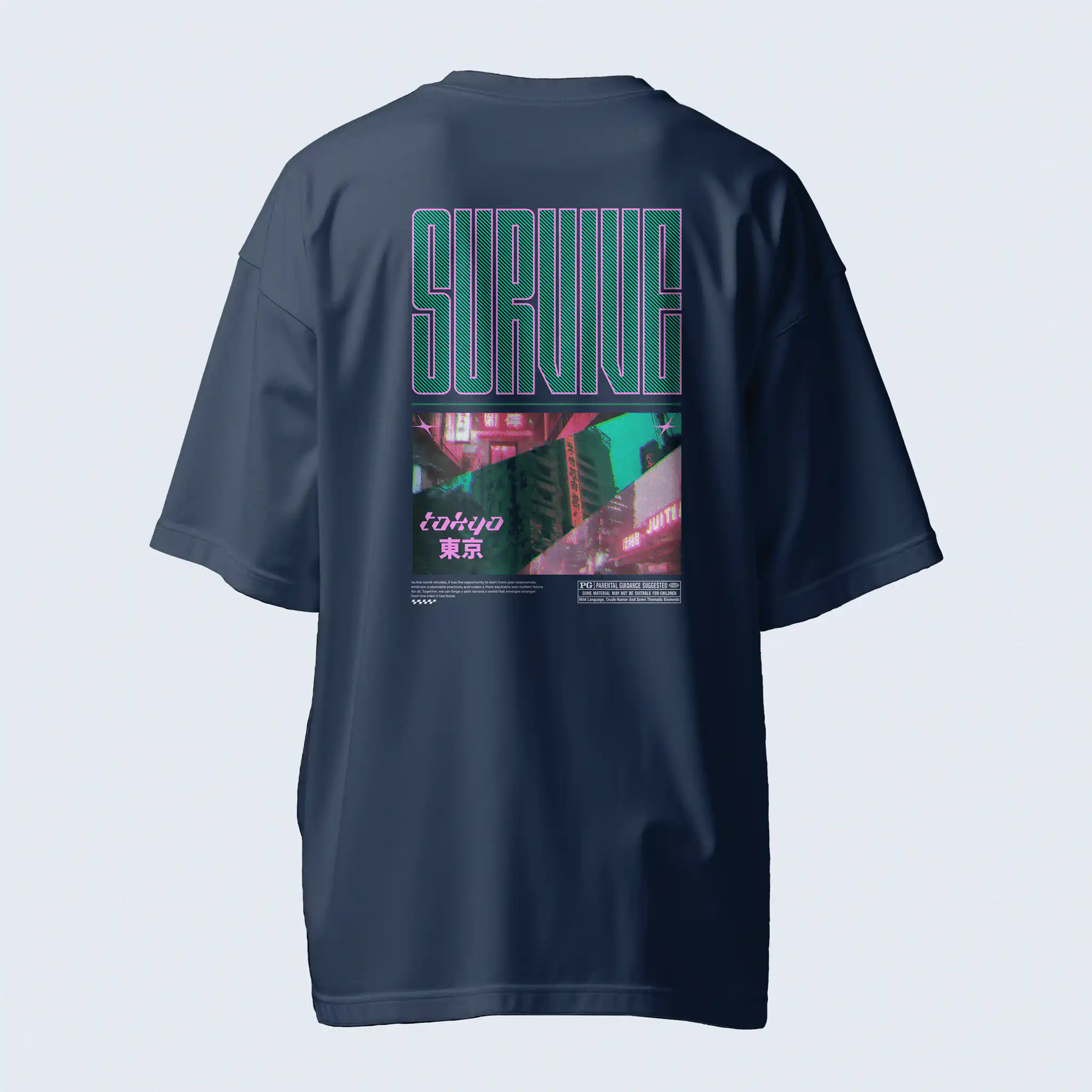 Survive Tokyo - GravityThread™ Oversized Fit - Faultline Apparel
