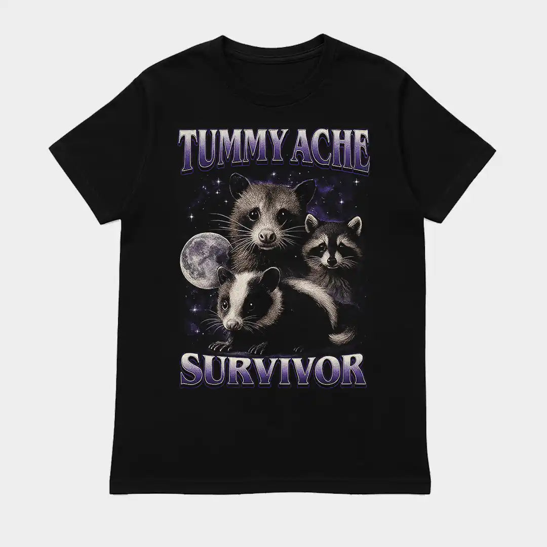 Tummy Ache Survivor / Regular & Oversized Fits - Faultline Apparel
